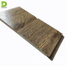 pu metal siding Best heat insulated siding panel for chalet from factory